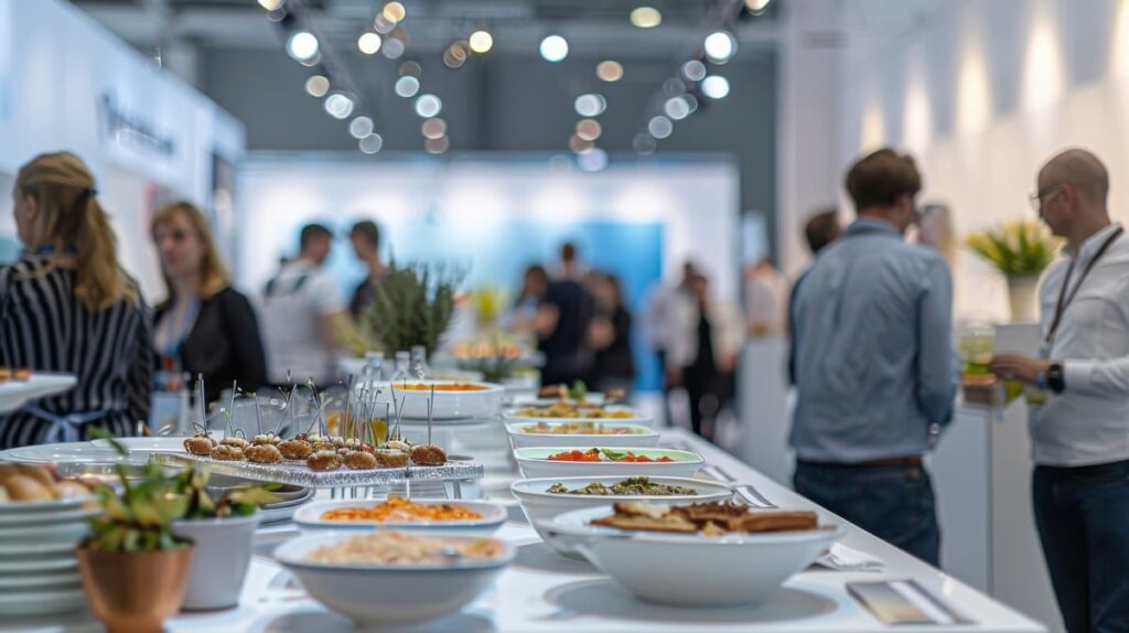 Essen bei der Hausmesse